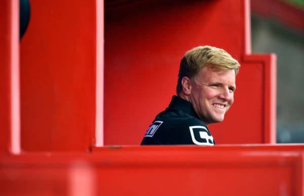 Potential Celtic manager Eddie Howe receives Alex Ferguson endorsement