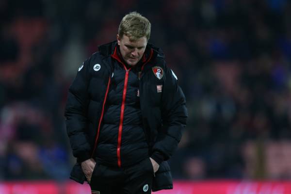 Worrying Eddie Howe to Celtic emerges out of nowhere