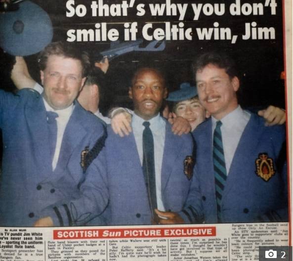 Hypocrisy! It surely ill becomes anyone from Rangers to lecture us on racism