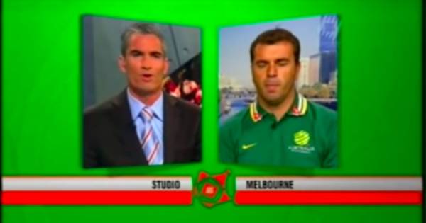 Watch presenter call for furious Ange Postecoglou to resign during interview