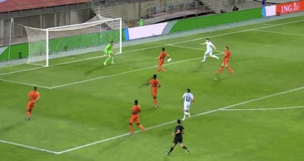 Video: Celtic target Kevin Nisbet gives Scotland the lead