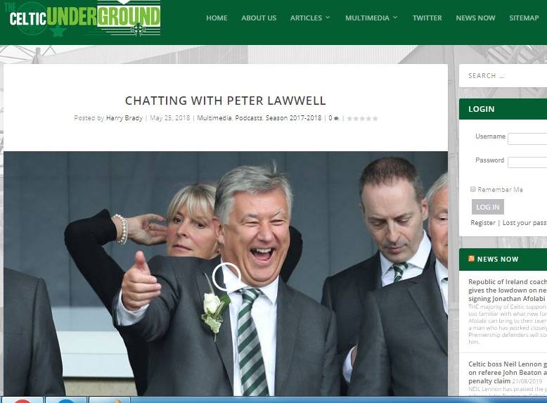 Lawwell makes early exit- long term podcaster makes big claim