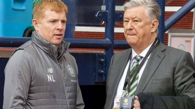 Celtic: Neil Lennon says chief executive Peter Lawwell was ‘chased out’ by fans