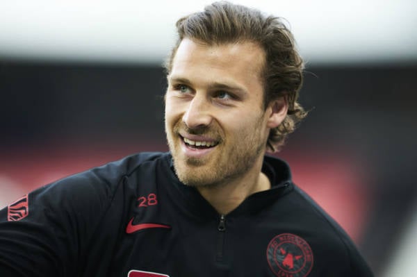 Erik Sviatchenko delivers verdict on Celtic Park return; contact with Kristoffer Ajer