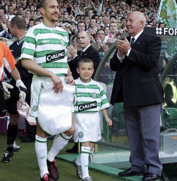 Photo: Henrik Larsson’s Celtic Themed Birthday Post For Son, Jordan