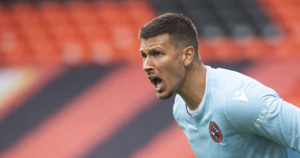 Report: Celtic unlikely to move for Dundee United’s Benjamin Siegrist