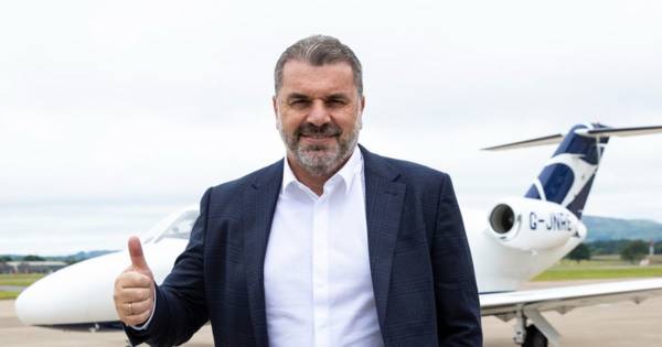 Celtic boss Ange Postecoglou finally arrives in Glasgow