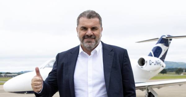 New Celtic boss Ange Postecoglou finally touches down in Glasgow