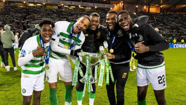 Odsonne Edouard reunites with familiar Celtic faces Boli Bolingoli and Jeremie Frimpong