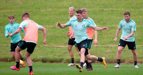 New boss Ange Postecoglou leads Celtic training for first time