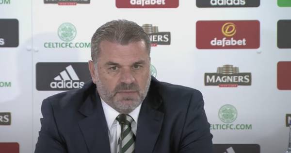 Ange Postecoglou responds to Celtic fan’s ‘refs support one team’ claim