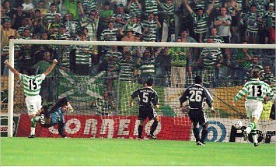 Photo Of The Day: Celebrations As Henrik Larsson Scores In The First Minute Against Vittoria Guimaraes