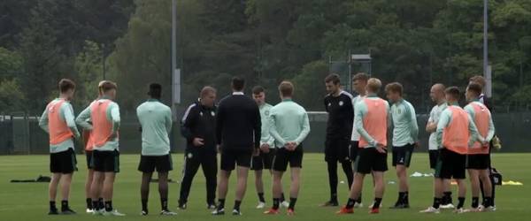 Video: Working at Lennoxtown, session before pre-season in Wales