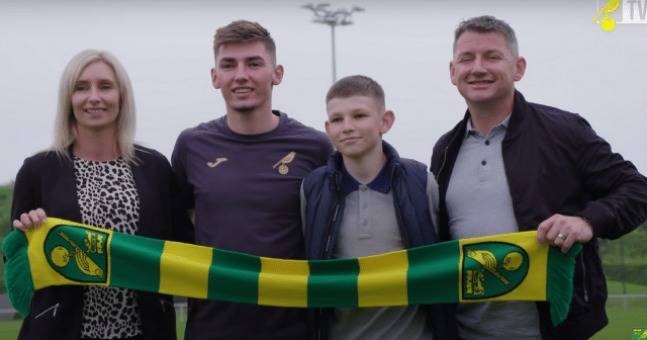 Billy Gimour’s Mother Aims Dig At Celtic During Player’s Norwich Unveiling