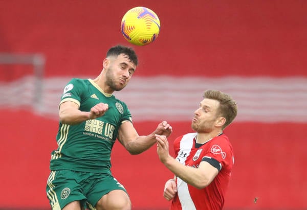 Sheffield United boss not entertaining notion of Celtic signing George Baldock