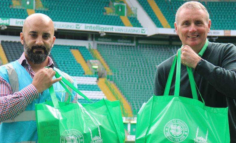 Celtic FC Foundation and Islamic Relief UK distribute 500 food packages to vulnerable families