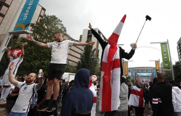 Chaos at Wembley as ticketless fans battle with Police