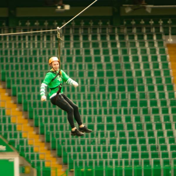 Supporters Zip Slide in Paradise for Celtic Fc Foundation