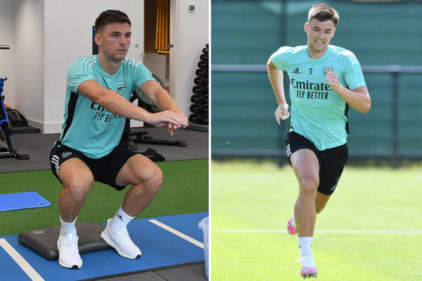 Arsenal star Kieran Tierney cuts holiday short and returns to pre-season early to face Celtic’s bitter rivals Rangers