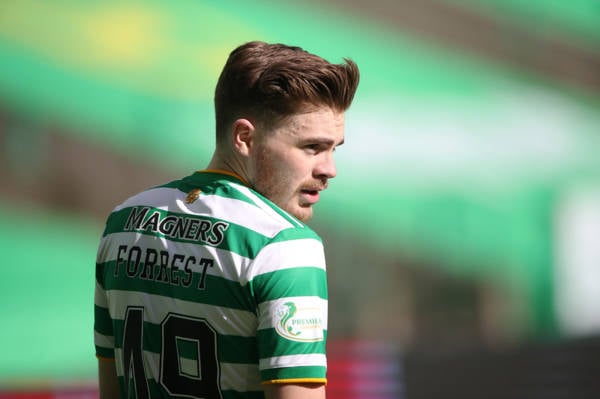 James Forrest set for Celtic training return ahead of Midtjylland