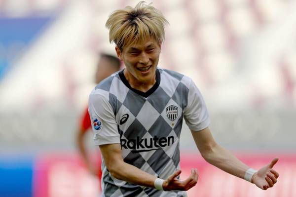 Video: New Celtic signing Kyogo Furuhashi scores with a sensational chip from outside the box