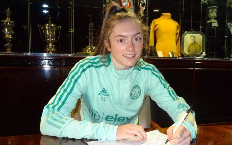 Celtic FC Women: Tegan Bowie rewarded with two-year professional contract at Celtic