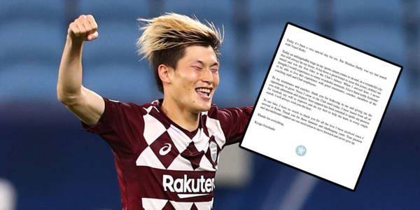 Kyogo Furahashi Sends Emotional Instagram Message