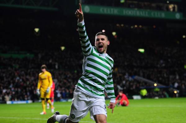 Photo Of The Day: Gary Hooper Celebrates After Scoring Against Spartak Moscow