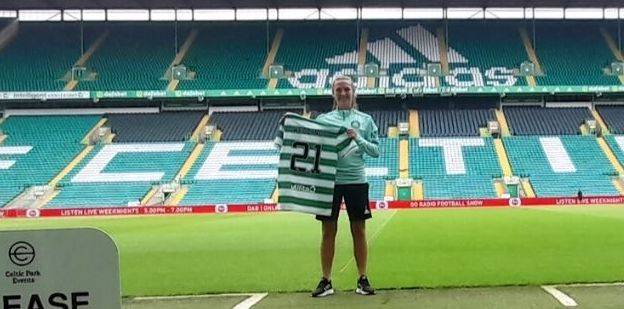 England Striker Charlie Wellings to make her Celtic debut today against Burnley