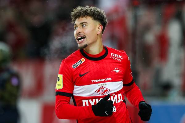 Celtic supporters remain in awe of Jordan Larsson after stunning Spartak Moscow goal