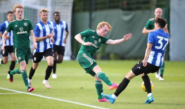 Celtic B one-nil up at break vs East Kilbride