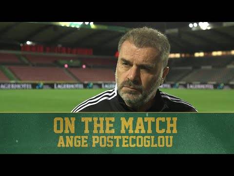 Ange Postecoglou On the Match | FC Midtjylland 2-1 Celtic