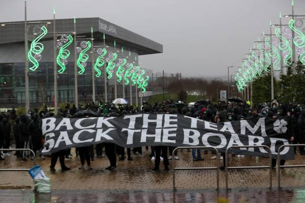 Celtic fan groups announce new board protest