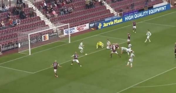 Video: Calamitous defending from Celtic as Hearts take the lead