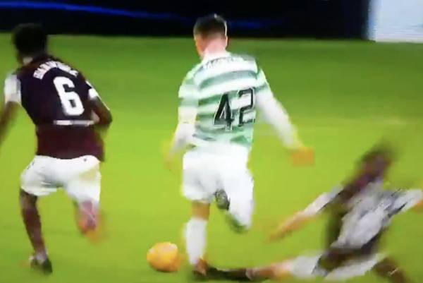 Video: Shocking tackle on Callum McGregor goes unpunished