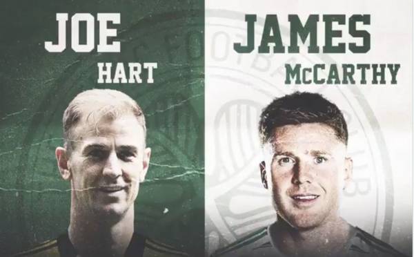 Celtic confirm double signing of Joe Hart and James McCarthy