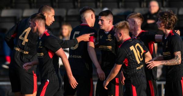 Rangers and Celtic B teams net NINETEEN goals between them in Lowland League routs