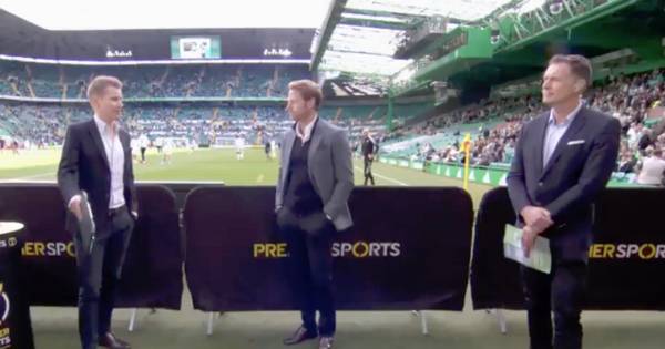 Chris Sutton left in disbelief as Celtic legend rows with Michael Stewart over Leigh Griffiths solution argument