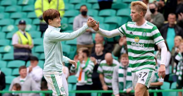 Stephen Welsh admits Kyogo Furuhashi is a Celtic training ‘nightmare’ as he gushes over Japan star’s skills