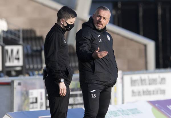 St Mirren assistant Lee Sharp takes aim at Willie Collum, saying Celtic should have had man sent off in heavy defeat