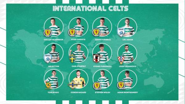 Good luck to Celtic’s international stars