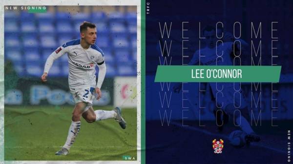 Celtic confirm Lee O’Connor returns to Tranmere on a second season long loan