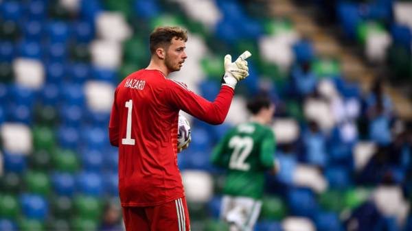 Celtic goalkeeper Conor Hazard bags third cap for Northern Ireland