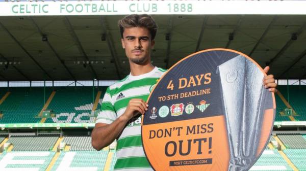 Jota can’t wait to sample Celtic Park on a European night