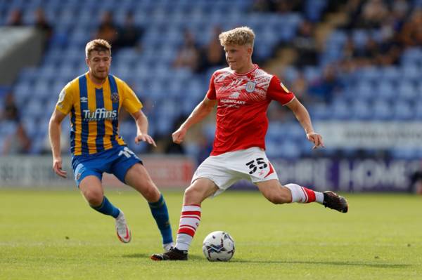 Celtic loanee Scott Robertson has taken 1 league game to win Crewe fans over