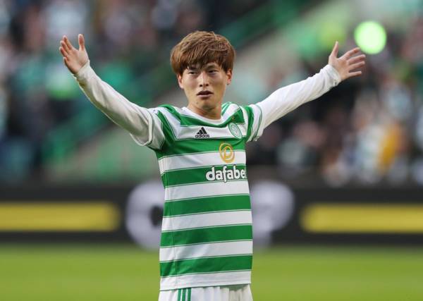 Celtic’s fans display classy Kyogo message