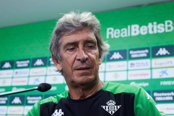 Moaning Manuel – Real Betis boss Pellegrini hits out at advantage given to Celtic