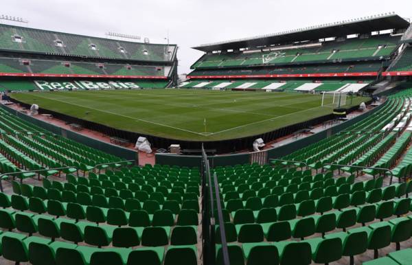 Real Betis preparing for 60% capacity vs Celtic