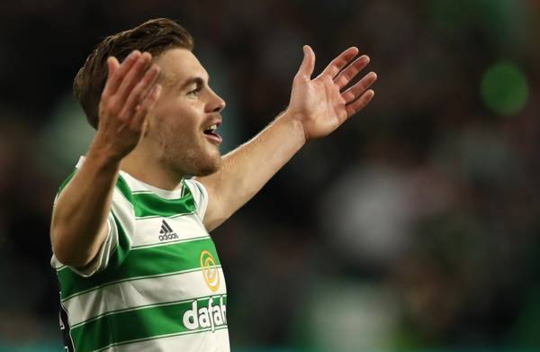 Celtic winger James Forrest “not far away” from return