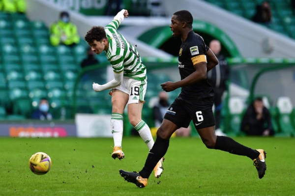 Celtic winger Mikey Johnston finally pictured back in full training